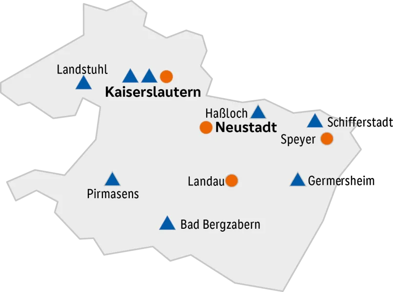 Deine Ausbildung in Kaiserslautern, Neustadt, Landau oder Speyer